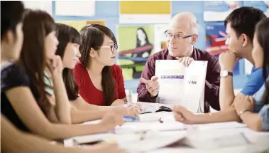  ??  ?? The British Council’s SMArT English is an intensive course designed to help students make real and swift progress.