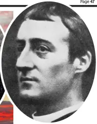  ??  ?? Friends: Robert Bridges, left, and Gerard Manley Hopkins. Inset, his poem Pied Beauty