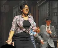  ?? GENE WALSH — DIGITAL FIRST MEDIA ?? Julia Day sings during a dress rehearsal of “Little Shop of Horrors” at Pottstown High School.