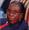  ??  ?? MUGABE. Tiene sanciones de EEUU por violar derechos humanos.