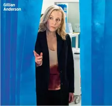  ??  ?? Gillian Anderson