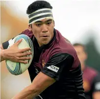  ??  ?? Sam Chongkit looked like an All Black in the making while at college but has been hit by injuries.