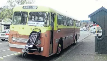  ?? PHOTO: SUPPLIED ?? We’ve been having a bit of a debate about the colours on the old Dunedin buses. Caramel and maize? An interestin­g pairing. Or cup of tea with cream floating on the top? This bus was seen out on the roads last week.