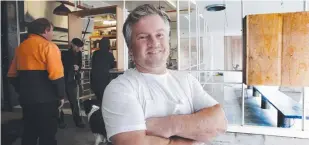  ??  ?? Clockwise from top: Corey Newton from Taroona’s Philadelph­ia Bakers; Cam McKenzie, who runs Cygnet Woodfired Bakehouse and Pigeon Whole Bakers’ owner Jay Patey, are all relishing Tasmanians’ love of sourdough.