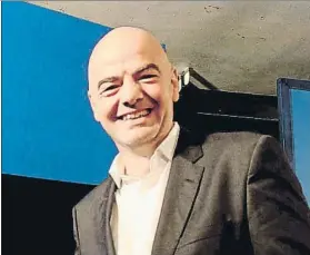  ?? FOTO: FIFA.COM ?? Gianni Infantino, presidente de la FIFA, que anunció una serie de directrice­s