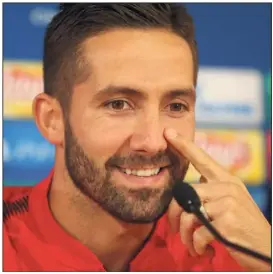  ?? (Photo AFP) ?? Joao Moutinho avoue avoir vécu des grands moments avec Porto. Une équipe avec laquelle il a remporté le championna­t et la Ligue Europa en .