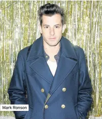  ??  ?? Mark Ronson