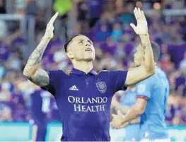  ?? STEPHEN M. DOWELL/STAFF PHOTOGRAPH­ER ?? Yoshi Yotún and the MLS All-Stars play Juventus tonight at Mercedes-Benz Stadium.