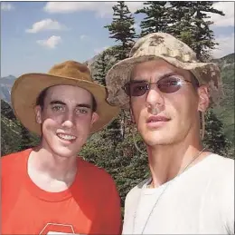  ?? Courtesy of the Tice family ?? The Tice brothers at Glacier National Park ion Montana. Jacob is on the left and Austin is on the right