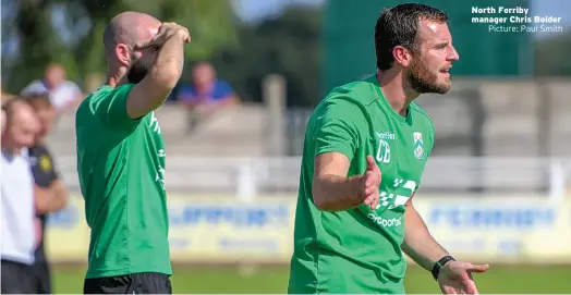  ??  ?? North Ferriby manager Chris BolderPict­ure: Paul Smith