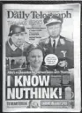  ?? GREG WOOD / AGENCE FRANCE-PRESSE ?? The front page of Rupert Murdoch’s key tabloid, the Sydney Daily Telegraph, depicts Australian Prime Minister Kevin Rudd (right) on Thursday in a digitally altered image as the bumbling Nazi TV character Colonel Klink from the hugely popular 1960s US...