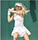  ??  ?? Bright future: Katie Boulter is knocking on the door of the world top 100