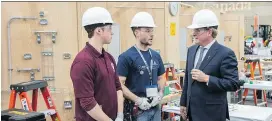  ?? SHAUGHN BUTTS ?? Alberta Education Minister David Eggen announced a new funding model to support dual credit in Alberta, at the 2017 Skills Canada Competitio­n on Wednesday.