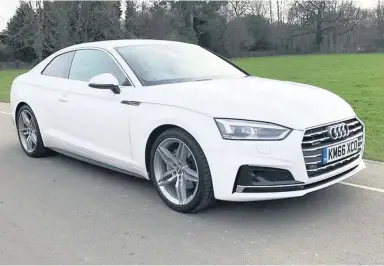  ??  ?? Shape of things to come
The new Audi A5 Coupe is a real head-turner