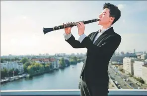  ?? PROVIDED TO CHINA DAILY ?? Clarinetis­t Wang Tao has just released his first classical album, Schubert, and will start a national tour in March.