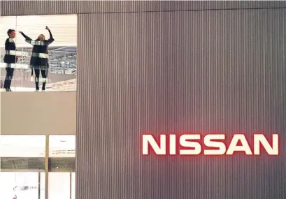  ?? EUGENE HOSHIKO THE ASSOCIATED PRESS FILE PHOTO ?? Renault owns about 43 per cent of Nissan, while Nissan owns 15 per cent of Renault through shares that lack voting rights.