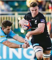  ??  ?? Leadership qualities: Saracens flanker Ben Earl