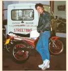  ??  ?? This is Andy Underhill with his Yamaha RD350LC2 YPVS. Andy’s still a fan of things RD and his LC special picked up a rosette at Stafford in 2017. Loving the fork gaiters Andy!