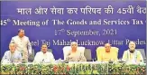  ?? DEEPAK GUPTA/HT PHOTO ?? Union finance minister Nirmala Sitharaman (centre), chief minister Yogi Adityanath and others at the 45th meeting of GST Council held in Lucknow on Friday.