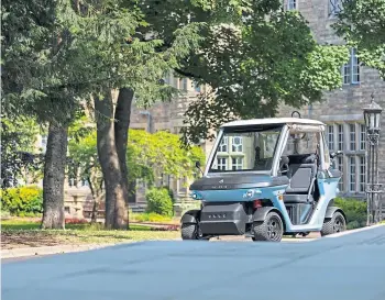  ?? ?? High-tech golf buggy firm OTG Ltd is setting up at Michelin Scotland Innovation Parc.