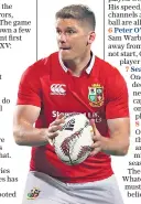  ??  ?? First choice: If Owen Farrell proves his fitness by Tuesday I believe he should start at fly-half in first Test