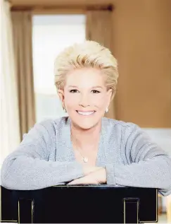  ?? Daphne Youree/ Contribute­d photo ?? Greenwich resident and TV personalit­y Joan Lunden's latest book "Why Did I Come into This Room?" was released in March.