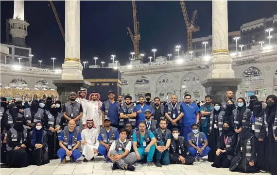  ?? SPA ?? Saudi Arabia’s Ministry of Health starts planning for Ramadan several months in advance to ensure services are in place for pilgrims throughout their stay in the Kingdom.