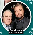 ?? ?? De Niro and Leo DiCaprio