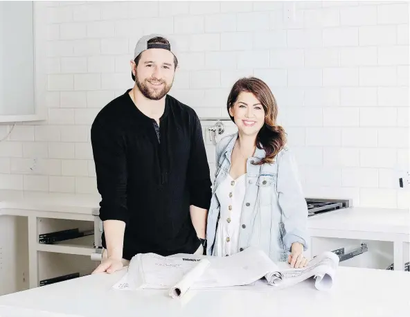  ??  ?? Justin Passuto and Jillian Harris give viewers a look into their wild world of work, play and parenting in their new series, Jillian & Justin.