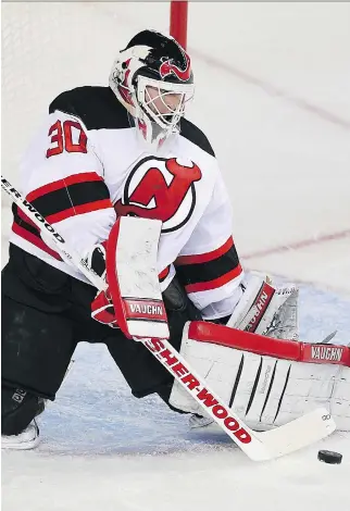  ?? AL CHAREST FILES ?? Goaltender Martin Brodeur played for the New Jersey Devils from 1992 to 2014. He won three Stanley Cups with the club and set NHL records for regular season wins and shutouts, and for playoff shutouts.