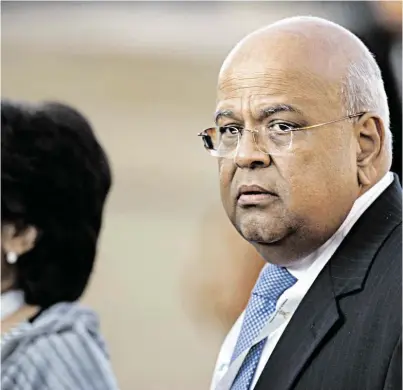  ?? BILD: SN/EPA ?? Finanzmini­ster Pravin Gordhan gilt als kompetent und seriös.