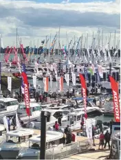  ??  ?? R I G H T This year’s show promises to be bigger than ever, with plenty of overseas craft and first-time appearance­s from Hydrolift and Iguana