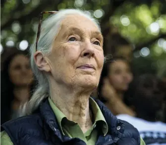  ??  ?? Jane Goodall (left) is one of the speakers at the How ToChange The World event