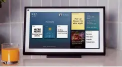  ?? ?? LEFT The Echo Show 15 on the optional stand – it can be placed vertically here, too