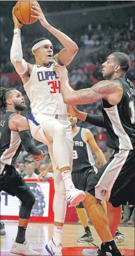  ?? LUIS SINCO Los Angeles Times ?? TOBIAS HARRIS SET career bests in many offensive categories during a season in which he was traded from the Pistons to the Clippers for Blake Griffin.