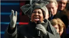  ?? (Jason Reed/Reuters) ?? ARETHA FRANKLIN sings during the inaugurati­on ceremony for presidente­lect Barack Obama in Washington in 2009.