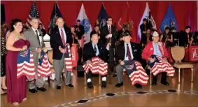  ?? PHOTO PROVIDED ?? Local WWII veterans are honored at a past Veterans & Community Housing Coalition’s annual Veterans Ball.