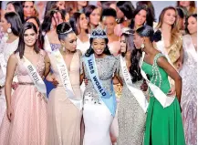  ?? (AFP) ?? The last Miss World contest, held in London in 2019, saw Miss Jamaica Toni-Ann Singh crowned winner.