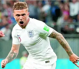  ?? REUTERS ?? Trippier, en un partido con la selección inglesa