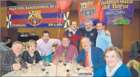  ??  ?? Peñas Jiennenses en la cena de gala del Encuentro de Peñas de Andalucía