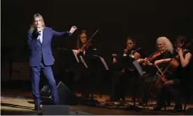  ??  ?? ‘Culturally democratic’: Iggy Pop performing at Carnegie Hall, New York, February 2016. Photograph: Theo Wargo/Getty Images for Tibet House