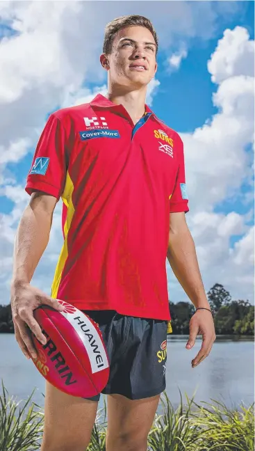  ?? Picture: JERAD WILLIAMS ?? LOOKING AHEAD: New Gold Coast Suns player Jacob Heron is a Cairns product.