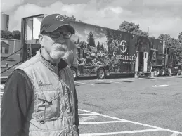  ?? COLIN MACLEAN/JOURNAL PIONEER ?? Andy Northup, program manager with Samaritan’s Purse, is shown at the nongovernm­ental organizati­on’s basecamp at the Summerside Community Church in Summerside. The group is on P.E.I. to help folks with cleanup with after post-tropical storm Dorian.