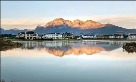  ?? PICTURE: VAL DE VIE ESTATE ?? Val de Vie Estate in Paarl was listed as South Africa’s top estate for the second year running.4 Fancourt, George