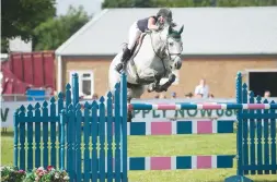  ??  ?? Tracy Priest partners Caristo VDL to victory in the Detling stakes