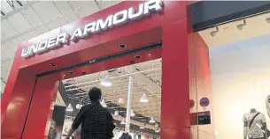  ?? JOE RAEDLE GETTY IMAGES FILE PHOTO ?? Under Armour said Tuesday it expects the virus outbreak in China to drag first-quarter sales by up to $60 million (U.S.) and that it must focus on smaller, more profitable stores and online sales.