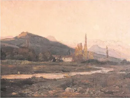  ??  ?? Hora Solemne (1908), 148 x 254 cm. Colección Club de la Unión.