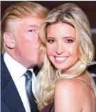  ??  ?? Fees: Donald and Ivanka Trump