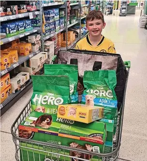  ?? Pictures: Submitted ?? Nine-year-old Ollie, from Cheltenham has raised more than £2,500 for charity in the last two years, including a £910 donation for Sue Ryder Leckhampto­n Court Hospice