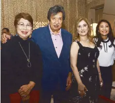  ??  ?? (From left) Roselle Rebano, Wopsy Zamora, Georgette Wilson and Sheree Chua.